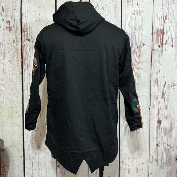 REASON BRAND Affiliated Fishtail Parka Men’s Jacket in Black size Medium NWT - Picture 10 of 17